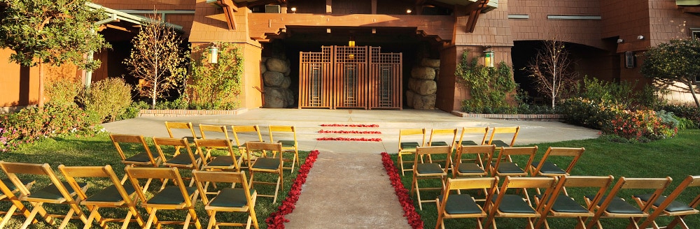 Wedding Garden At Disney S Grand Californian Hotel Spa