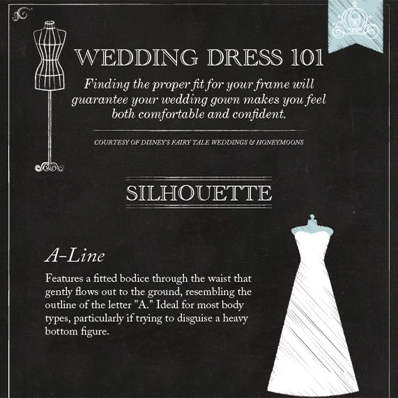 Wedding Dress 101 The Silhouette Disney Weddings