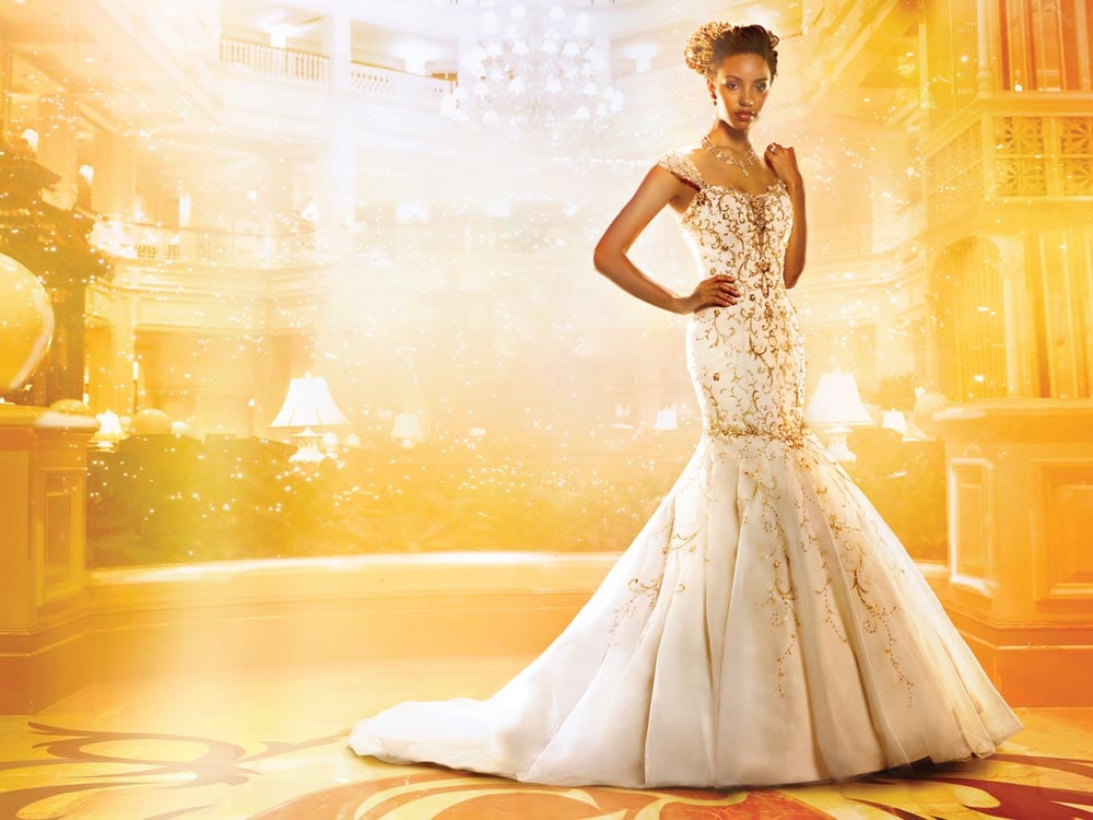 tiana disney wedding dress