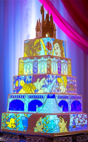 Wedding Cake Wednesday Creating Cake Mapping Projections Disney