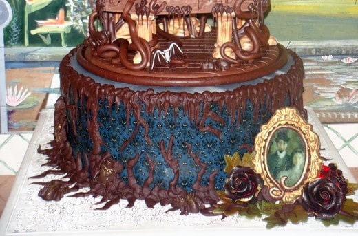  Wedding  Cake  Wednesday The Haunted  Mansion  Disney Weddings 