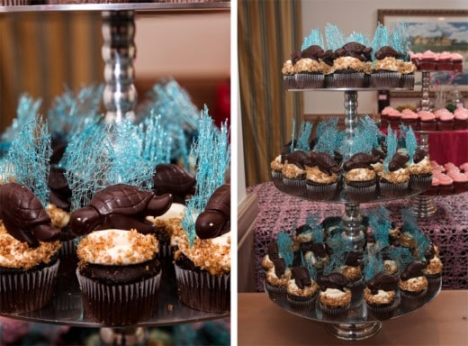 Wedding Cupcake Wednesday Vero Beach Turtles Disney Weddings I Recently Attended A Wedding At Disney S Vero Beach Resort And Fell Head Over Heels For These Adorable Chocolate Sea Turtle Cupcakes
