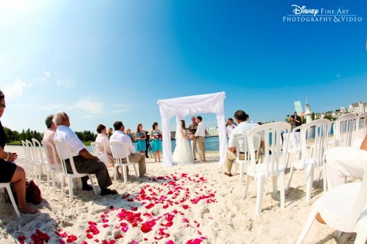 disney beach wedding