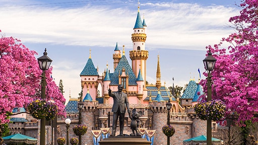 Sleeping Beauty Castle at Disneyland Park in California