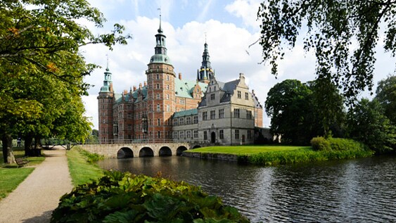Rosenborg Castle in Copenhagen, Denmark