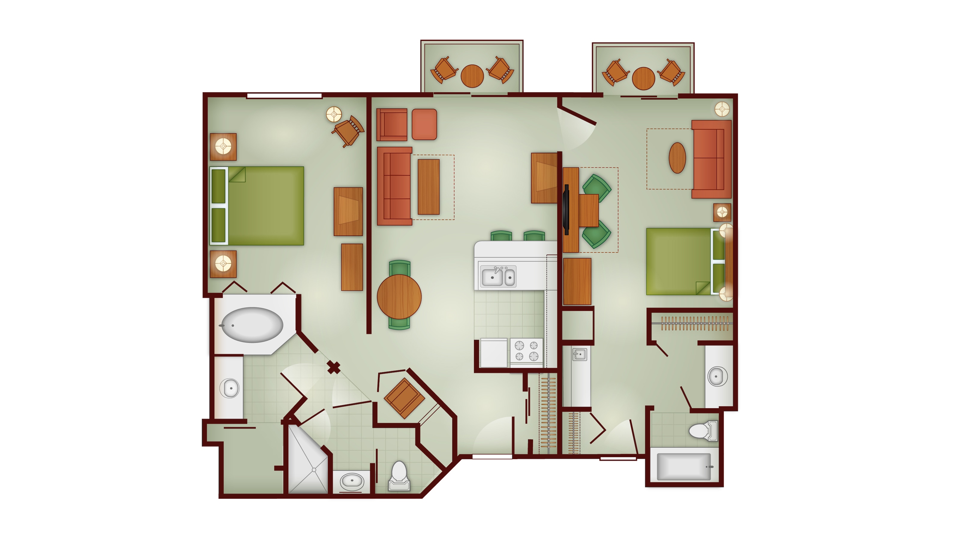 Rooms Points The Villas At Disney S Wilderness Lodge