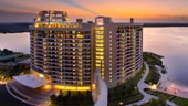 The exterior of Bay Lake Tower at Disney's Contemporary Resort