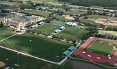 An aerial view of the fields and venues at ESPN Wide World of Sports Complex at Walt Disney World Resort