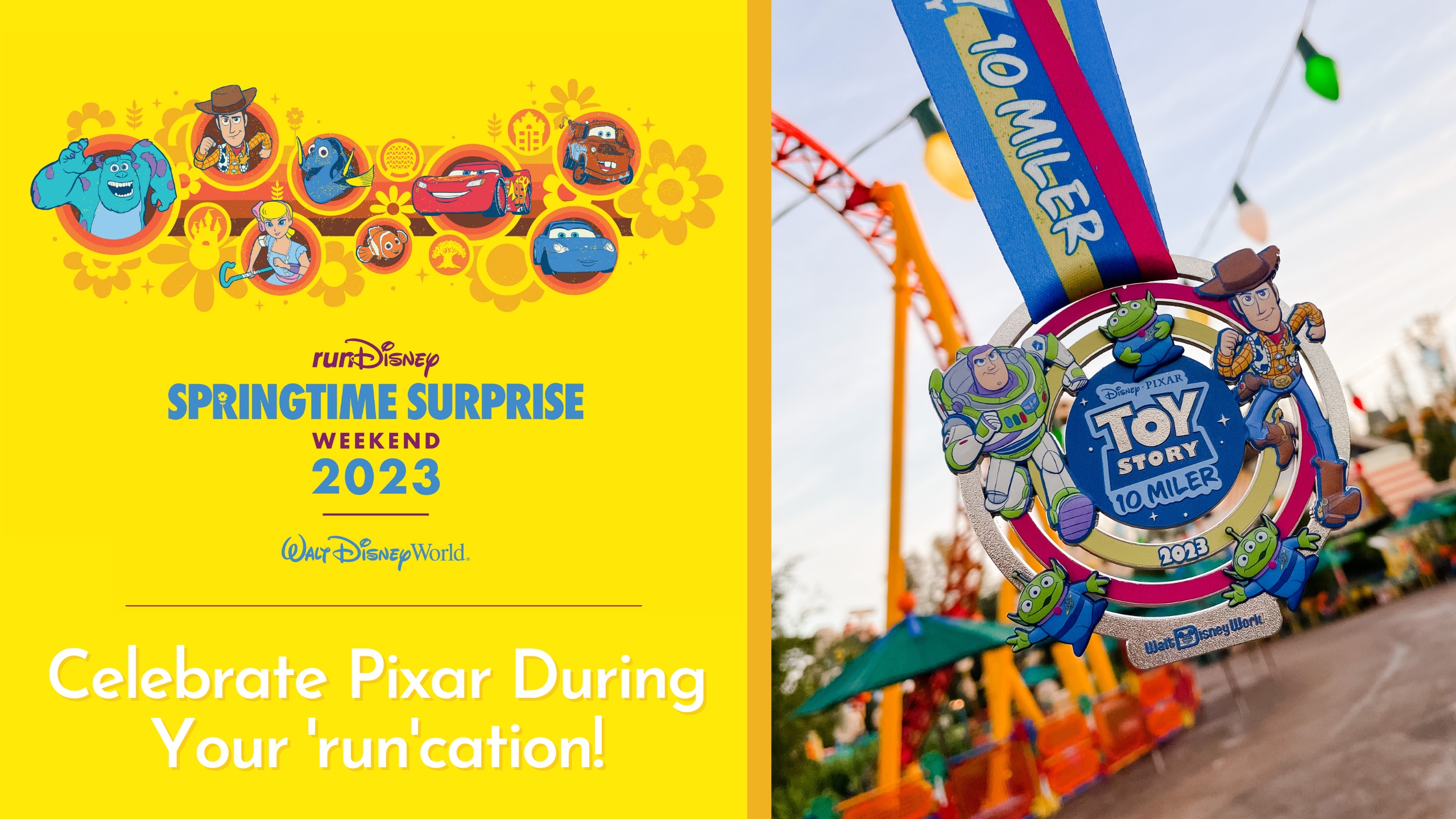 Have a Pixar-Filled 'run'Cation at Walt Disney World Resort during the 2023  runDisney Springtime Surprise Weekend