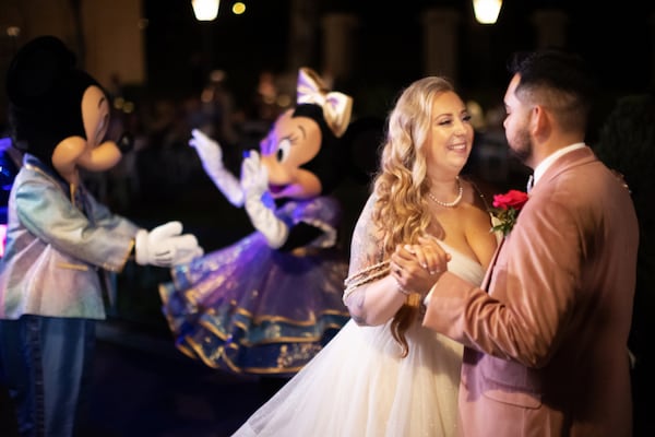 Disney Wedding-hidden Mickey Bouquets-fairy Tale Reception